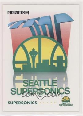 1991-92 Skybox - [Base] #375 - Seattle SuperSonics Team