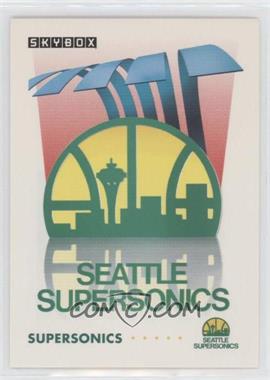 1991-92 Skybox - [Base] #375 - Seattle SuperSonics Team [EX to NM]