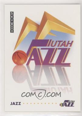 1991-92 Skybox - [Base] #376 - Utah Jazz Team