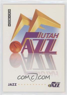 1991-92 Skybox - [Base] #376 - Utah Jazz Team