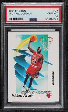 1991-92 Skybox - [Base] #39 - Michael Jordan [PSA 10 GEM MT]