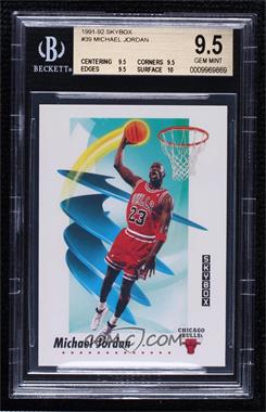 1991-92 Skybox - [Base] #39 - Michael Jordan [BGS 9.5 GEM MINT]