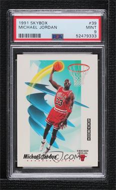 1991-92 Skybox - [Base] #39 - Michael Jordan [PSA 9 MINT]