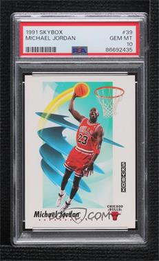 1991-92 Skybox - [Base] #39 - Michael Jordan [PSA 10 GEM MT]