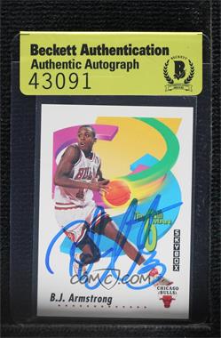 1991-92 Skybox - [Base] #435 - B.J. Armstrong [BAS Authentic]