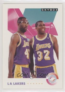 1991-92 Skybox - [Base] #471 - James Worthy, Magic Johnson