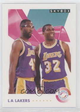 1991-92 Skybox - [Base] #471 - James Worthy, Magic Johnson