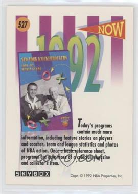 1991-92 Skybox - [Base] #527 - The Game Program