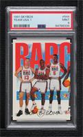 Team USA (Chris Mullin, Charles Barkley, David Robinson) [PSA 9 MINT]