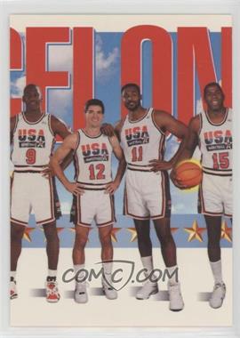 1991-92 Skybox - [Base] #545 - Team USA (Michael Jordan, John Stockton, Karl Malone, Magic Johnson)