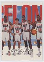 Team USA (Michael Jordan, John Stockton, Karl Malone, Magic Johnson)
