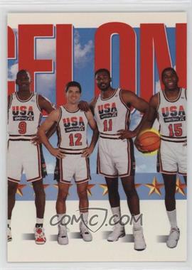 1991-92 Skybox - [Base] #545 - Team USA (Michael Jordan, John Stockton, Karl Malone, Magic Johnson)