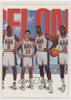 Team USA (Michael Jordan, John Stockton, Karl Malone, Magic Johnson)