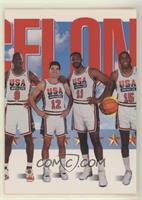 Team USA (Michael Jordan, John Stockton, Karl Malone, Magic Johnson)