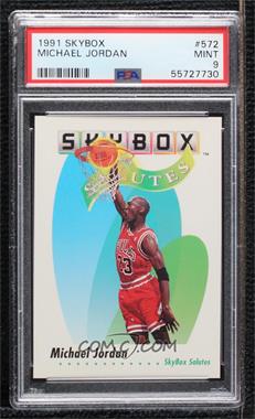 1991-92 Skybox - [Base] #572 - Michael Jordan [PSA 9 MINT]