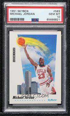 1991-92 Skybox - [Base] #583 - Michael Jordan [PSA 10 GEM MT]