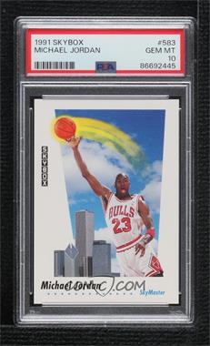 1991-92 Skybox - [Base] #583 - Michael Jordan [PSA 10 GEM MT]