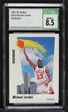 1991-92 Skybox - [Base] #583 - Michael Jordan [CSG 8.5 NM/Mint+]