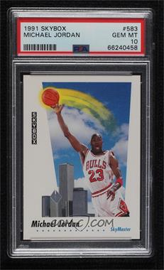 1991-92 Skybox - [Base] #583 - Michael Jordan [PSA 10 GEM MT]