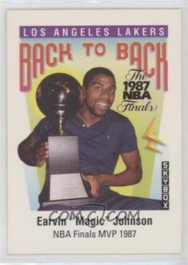 1991-92 Skybox - Inserts #5 - Magic Johnson, James Worthy