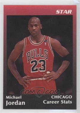 1991-92 Star Michael Jordan Promo Set - [Base] - Red/Black #1 - Michael Jordan Career Stats