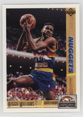 1991-92 Upper Deck - [Base] - Plain Text Hologram #206 - Reggie Williams