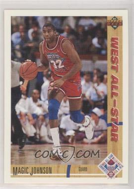 1991-92 Upper Deck - [Base] - Plain Text Hologram #57 - Magic Johnson