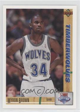 1991-92 Upper Deck - [Base] #15 - Myron Brown