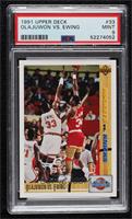 Hakeem Olajuwon, Patrick Ewing [PSA 9 MINT]