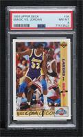 Magic Johnson, Michael Jordan [PSA 8 NM‑MT]