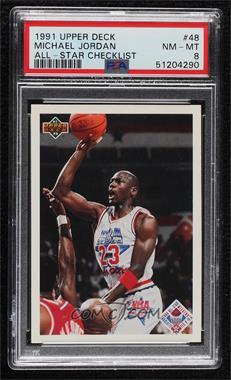 1991-92 Upper Deck - [Base] #48 - Michael Jordan [PSA 8 NM‑MT]