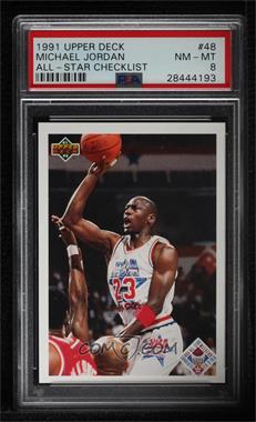 1991-92 Upper Deck - [Base] #48 - Michael Jordan [PSA 8 NM‑MT]