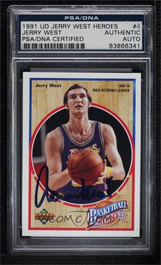 1991-92 Upper Deck - Jerry West Heroes #4 - Jerry West [PSA Authentic PSA/DNA Cert]