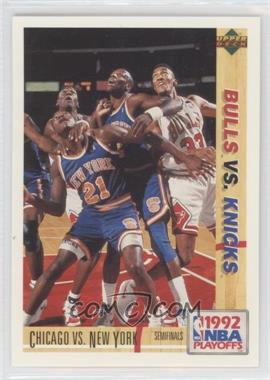 1991-92 Upper Deck International - [Base] - Italian #166 - Chicago Bulls vs New York Knicks