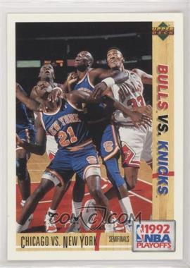 1991-92 Upper Deck International - [Base] - Italian #166 - Chicago Bulls vs New York Knicks