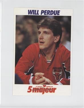 1991-93 5 Majeur Le Basket Americain - [Base] #_WIPE - Will Perdue