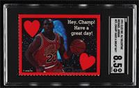 Michael Jordan (Hey, Champ! Have a Great Day!) [SGC 8.5 NM/Mt+]