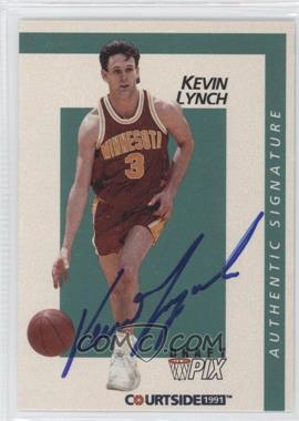 1991 Courtside Draft Pix - Autographs #34 - Kevin Lynch