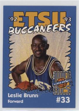 1992-93 East Tennessee State Buccaneers Team Issue - [Base] #_LEBR - Leslie Brunn