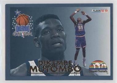 1992-93 Fleer - All-Stars #19 - Dikembe Mutombo [Noted]