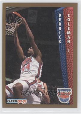 1992-93 Fleer - [Base] #143 - Derrick Coleman