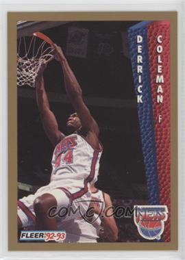 1992-93 Fleer - [Base] #143 - Derrick Coleman