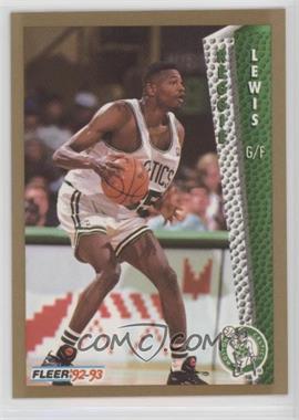 1992-93 Fleer - [Base] #16 - Reggie Lewis