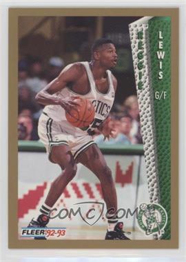 1992-93 Fleer - [Base] #16 - Reggie Lewis