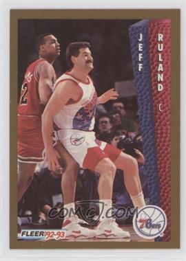 1992-93 Fleer - [Base] #175 - Jeff Ruland