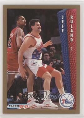 1992-93 Fleer - [Base] #175 - Jeff Ruland