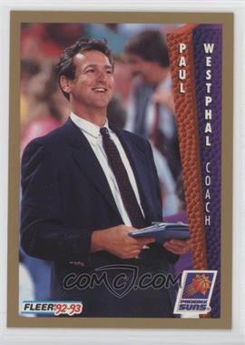 1992-93 Fleer - [Base] #184 - Paul Westphal