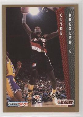 1992-93 Fleer - [Base] #186 - Clyde Drexler