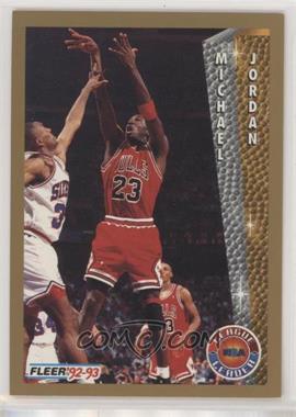 1992-93 Fleer - [Base] #238 - League Leader - Michael Jordan [EX to NM]