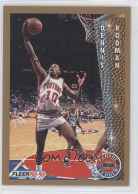 1992-93 Fleer - [Base] #239 - League Leader - Dennis Rodman